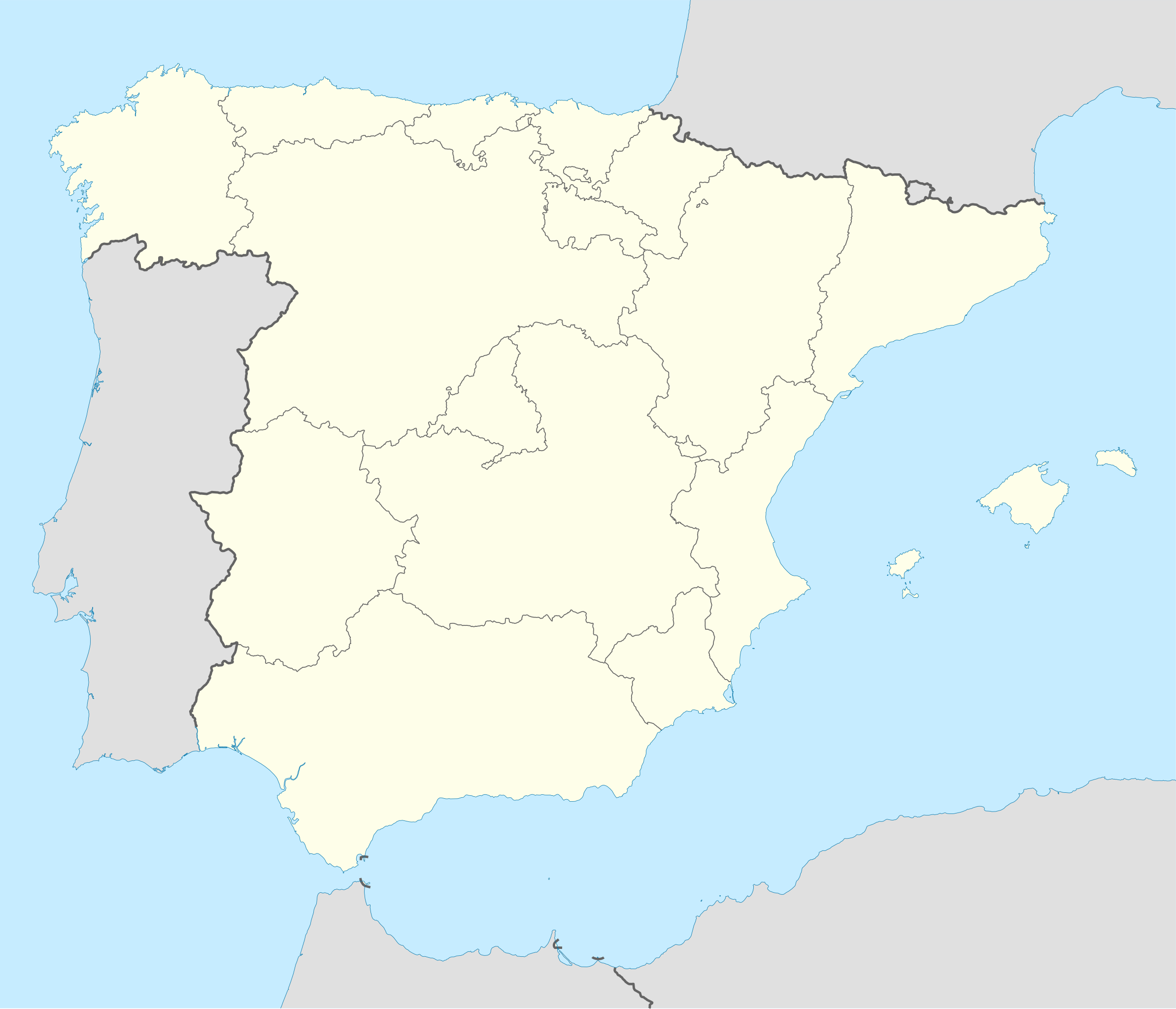 Mapa de destinos náuticos